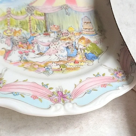 Vintage Royal Doulton Brambly Hedge - The Wedding - Jill Barklem 1987 Plate